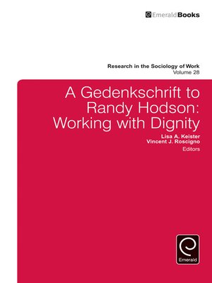 cover image of Research in the Sociology of Work, Volume 28